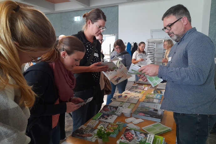 Stand am Netzwerkanlass