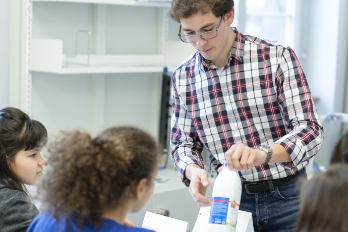 Landwirt in der Schule
